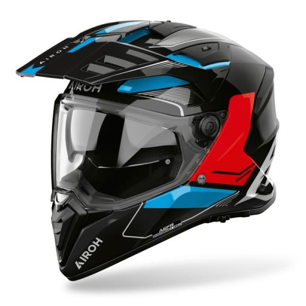 Airoh Airoh Bandit Helmet - Tune Blue Red Gloss 